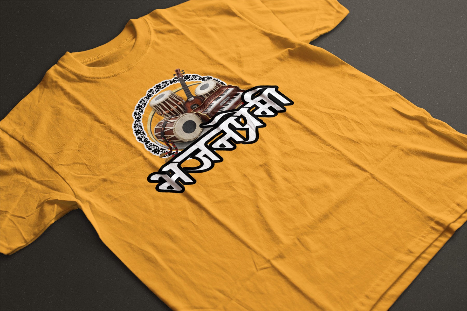 Kokani Bhajanpremi Unisex Classic Crew T-Shirt Ganapati Offers !